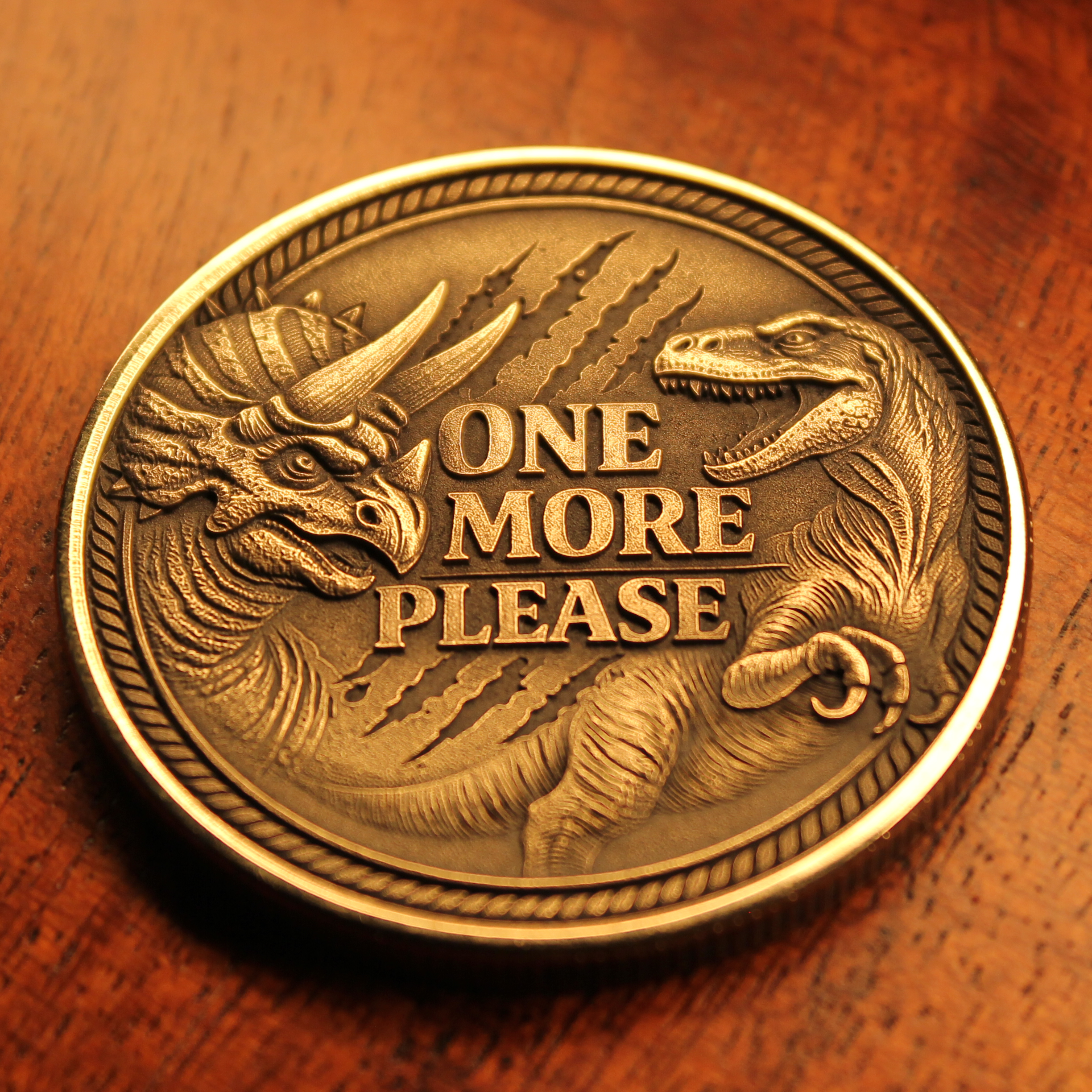 “One More Please / Go To Sleep” Decision Flip Coin